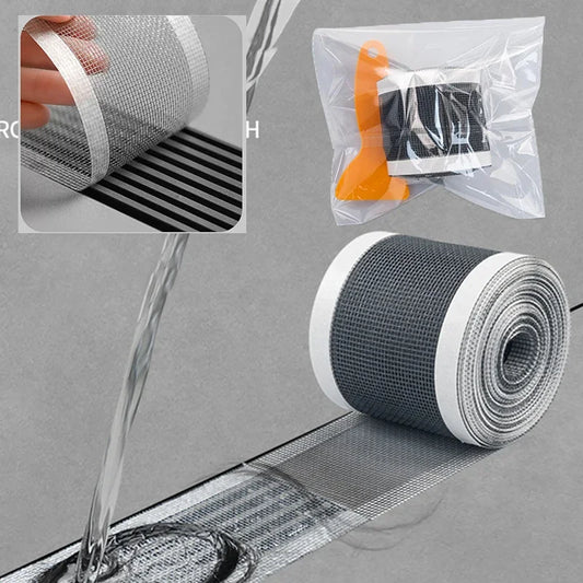 Shower Drain Hair Catcher Self-Adhesive Floor Drain Stickers Disposable Mesh Sink Strainer Filter for Bathroom Accessories