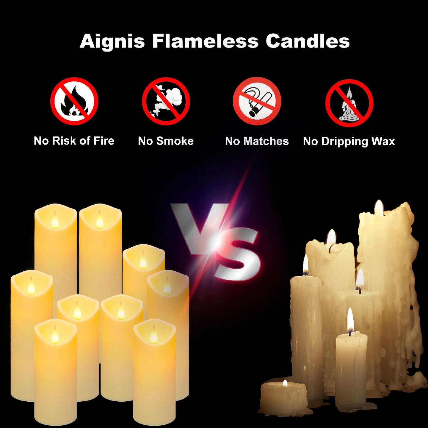 10-160Pcs Flickering Wedding Decor Candles Birthday Flameless Candle Concert LED Candles Battery Operated Electronic Candles
