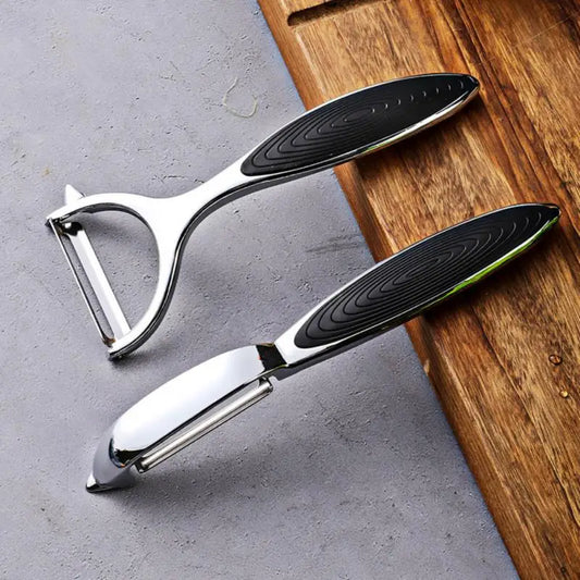 Stainless Steel Fruit Peeler Planer Household Vegetable Slicer Handheld Fruit Peeler Tools Multi-function Kitchen Accessories